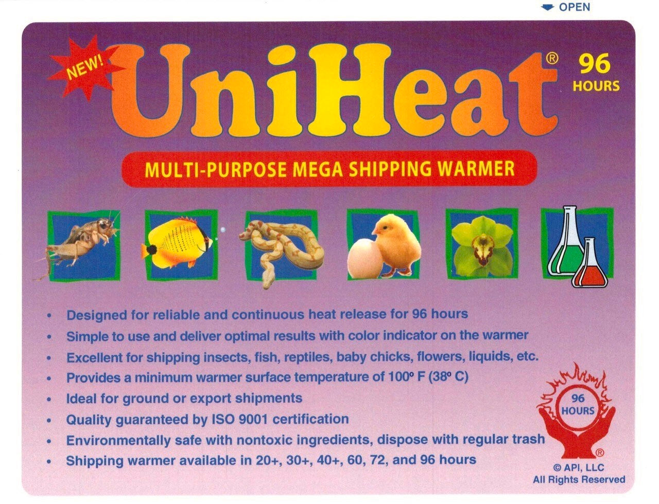 UniHeat Heat Pack 96 Hours (For Plant Orders Only)